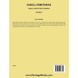 Cabell Cemeteries (Cabell County, West Virginia) Volume 3 back cover