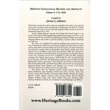 Missouri Genealogical Records and Abstracts, Volume 4: 1741-1839 back cover