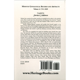 Missouri Genealogical Records and Abstracts, Volume 4: 1741-1839 back cover