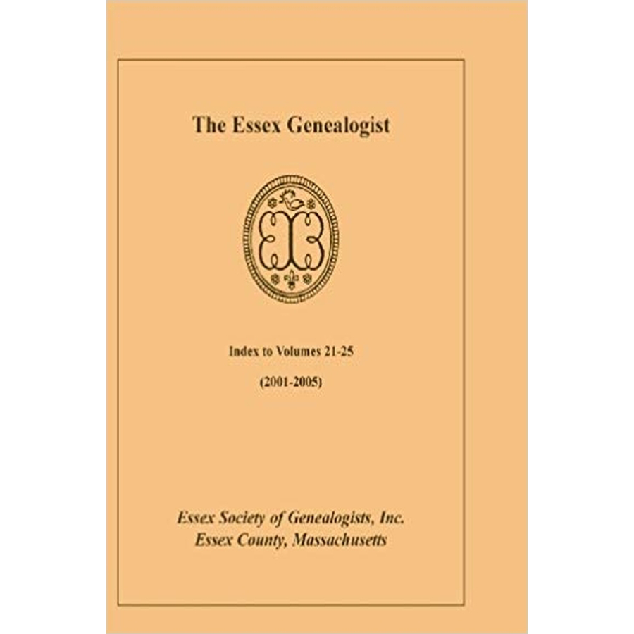 The Essex Genealogist, Index 2001-2005