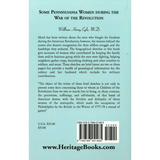 Some Pennsylvania Women During the War of the Revolution back cover