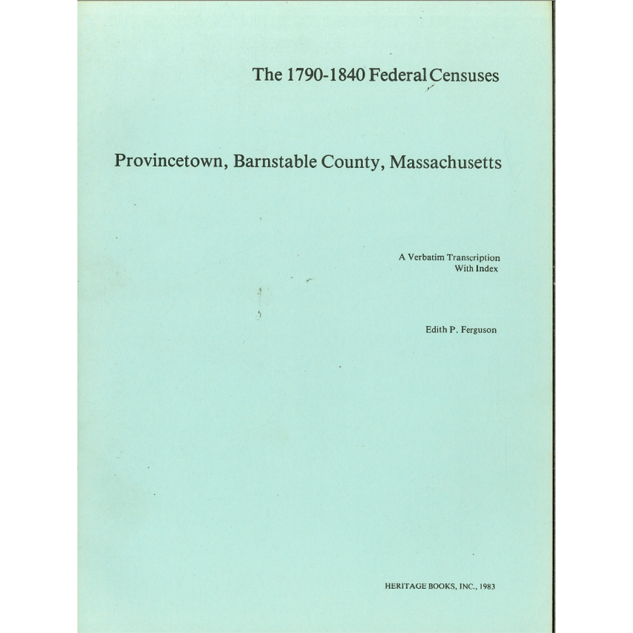 Provincetown, Massachusetts Census Records, 1790-1840