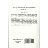 History of Newfields, New Hampshire, 1638-1911, Volume One and Two back cover