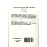 History of Newfields, New Hampshire, 1638-1911, Volume One and Two back cover
