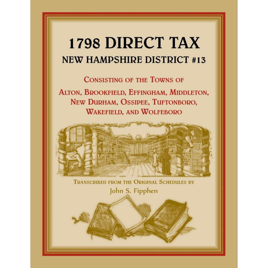 1798 Direct Tax New Hampshire District No. 13