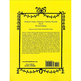 Dickson County, Tennessee Cemetery Records, Part II back cover