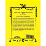 Dickson County, Tennessee Cemetery Records, Part II back cover