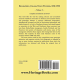 Biographies of Alaska-Yukon Pioneers 1850-1950, Volume 5 back cover