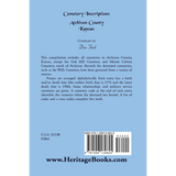 Cemetery Inscriptions, Atchison County, Kansas back cover
