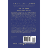 Fordham's Personal Narrative, 1817-1818 back cover