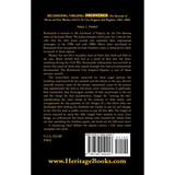 Richmond, Virginia Uncovered: The Records of Slave and Free Blacks listed in the City Sergeant Jail Register, 1841-1846 back cover