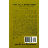 The History of the Old Township of Dunstable back cover