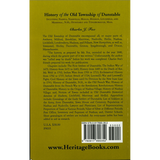 The History of the Old Township of Dunstable back cover