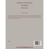 Hamilton County, Indiana Will Book B, 1835-1844