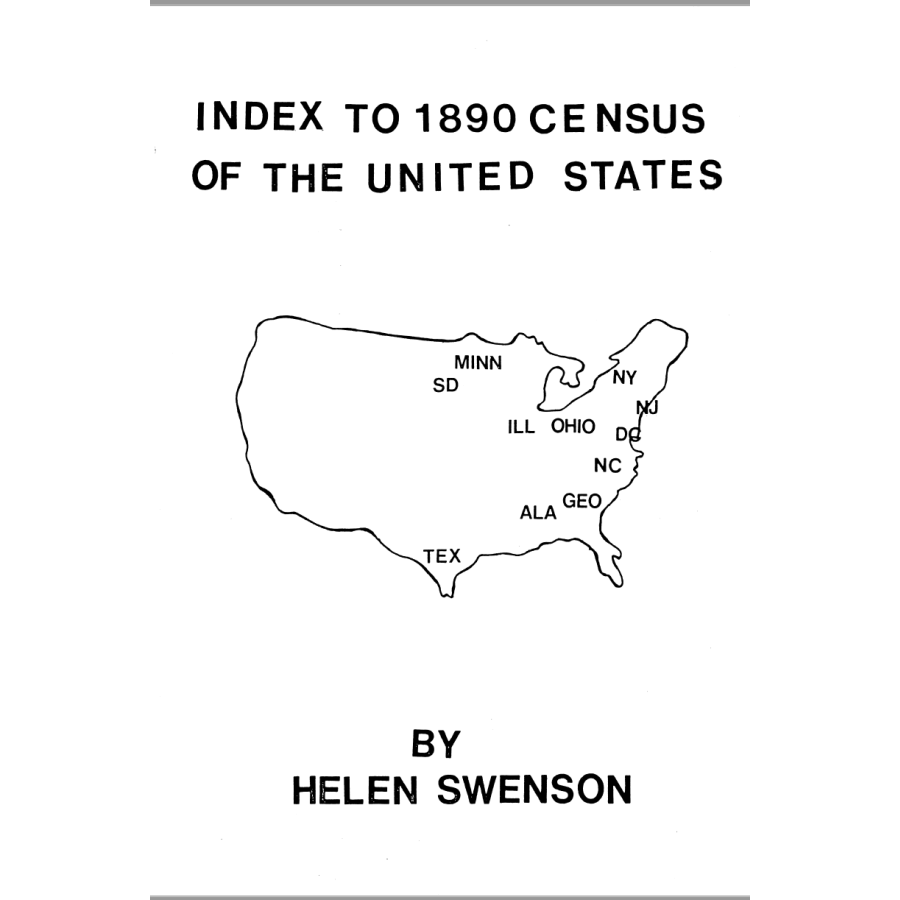 Index to the 1890 Census of the United States