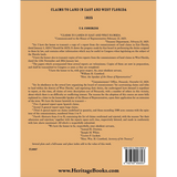 Claims to Land in East and West Florida 1825 back cover