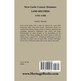 New Castle County, Delaware Land Records, 1755-1762 back cover