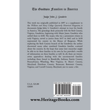 The Goodwin Families in America back cover