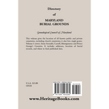Directory of Maryland's Burial Grounds back cover