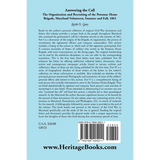 Answering the Call: The Organization and Recruiting of the Potomac Home Brigade, Maryland Volunteers, Summer and Fall, 1861 back cover
