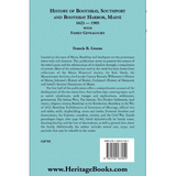 History of Boothbay, Southport, and Boothbay Harbor, Maine back cover