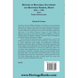 History of Boothbay, Southport, and Boothbay Harbor, Maine back cover