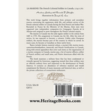 La Marine: The French Colonial Soldier in Canada, 1745-1761 back cover