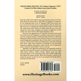 Voices From the Past: 104th Infantry Regiment, USCT, Colored Civil War Soldiers from South Carolina back cover