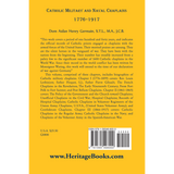 Catholic Military and Naval Chaplains, 1776-1917 back cover