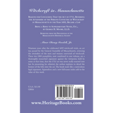 Witchcraft in Massachusetts back cover