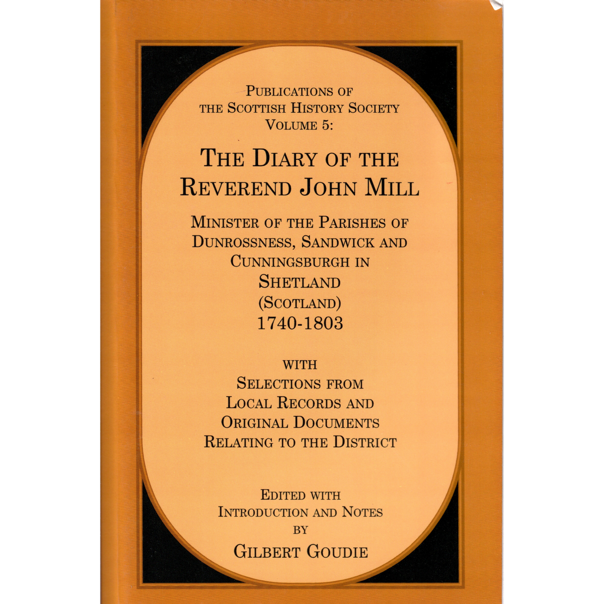 The Diary of the Reverend John Mill