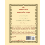 The Identification of 1809 William Wright of Franklin County, Virginia back cover
