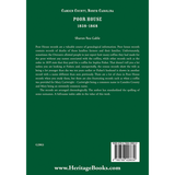 Camden County, North Carolina Poor House, 1838-1868 back cover