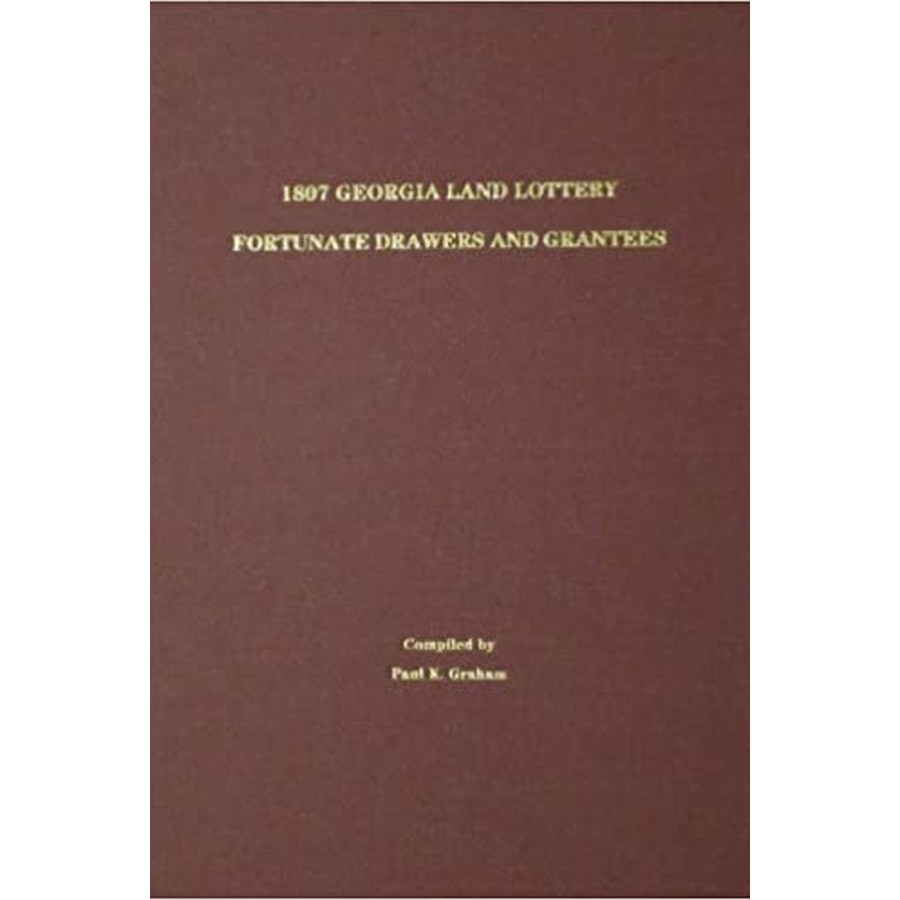 1807 Georgia Land Lottery Fortunate Drawers and Grantees