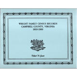Wright Family Census Records, Campbell County, Virginia, 1810-1900