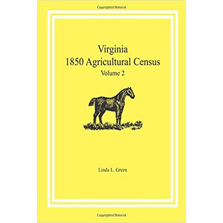 Virginia 1850 Agricultural Census, Volume 2