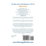 The Works of Rev. David McGregor (MacGregore), 1710-1777 back cover