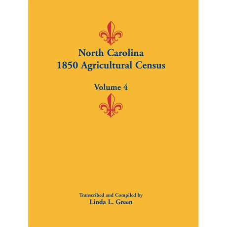 North Carolina 1850 Agricultural Census, Volume 4