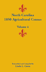 North Carolina 1850 Agricultural Census, Volume 4