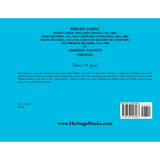 Wright Family Patent Deeds and Land Grants, 1761-1900, Amherst County, Virginia back cover