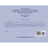 Wright Family Birth, Marriage, Census, Patent Deeds, Land Grants, Deeds, Death, and Probate Records, Nelson County, Virginia back cover