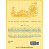 The Sweet Springs of Western Virginia: a Bittersweet Legacy back cover