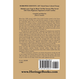 Borrowed Identity: 128th United States Colored Troops back cover