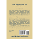 Cyrus Hamlin's Civil War: Letters of the Vice President's Son on the Civil War and Reconstruction back cover