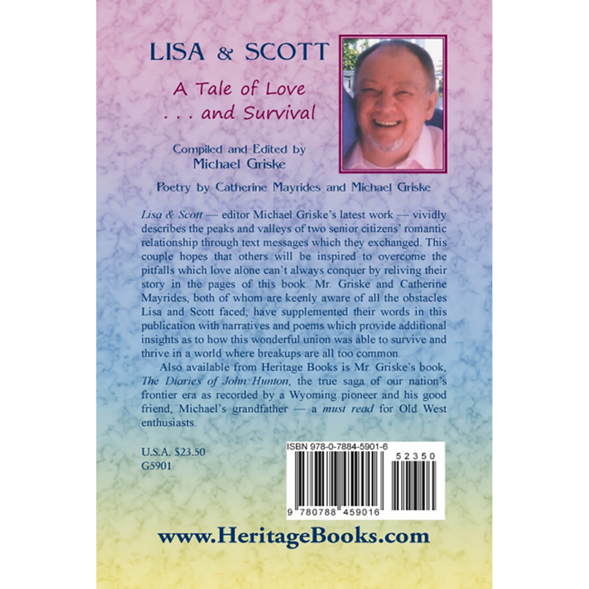 Lisa and Scott. A Tale of Love ... and Survival back cover