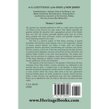 A Gazetteer of the State of New Jersey (full version) back cover
