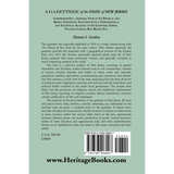 A Gazetteer of the State of New Jersey (full version) back cover