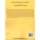 Special Presidential Pardons of Confederate Soldiers back cover
