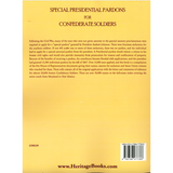 Special Presidential Pardons of Confederate Soldiers back cover
