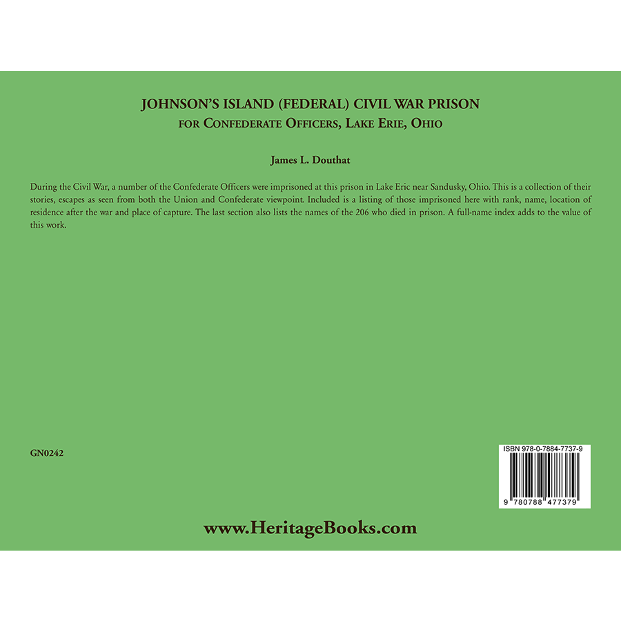 Johnson's Island (Federal) Civil War Prison for Confederate Officers in Lake Erie, Ohio